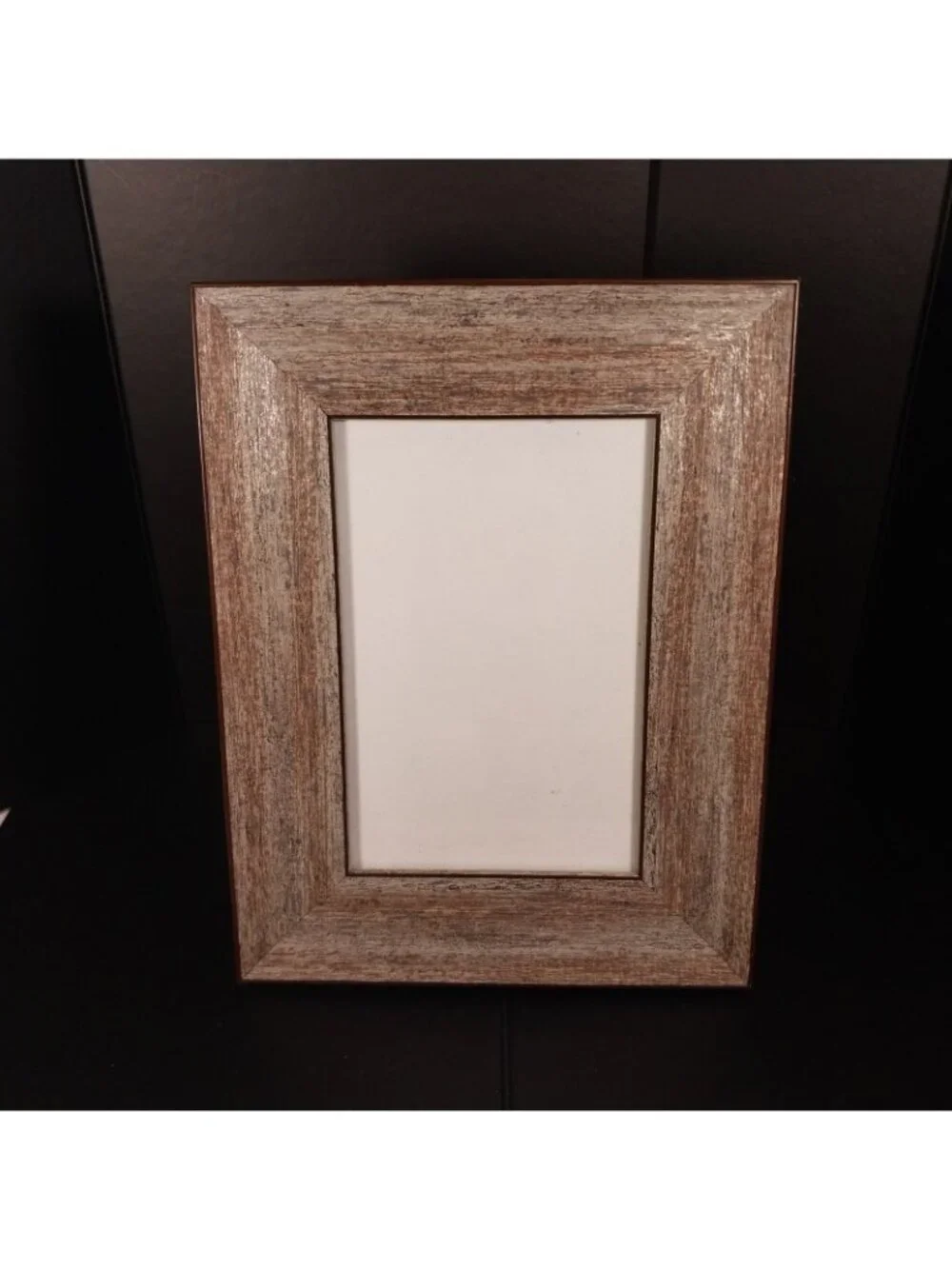 Brown-Gray Faux Wood Grain w/ Silver Sheen 4